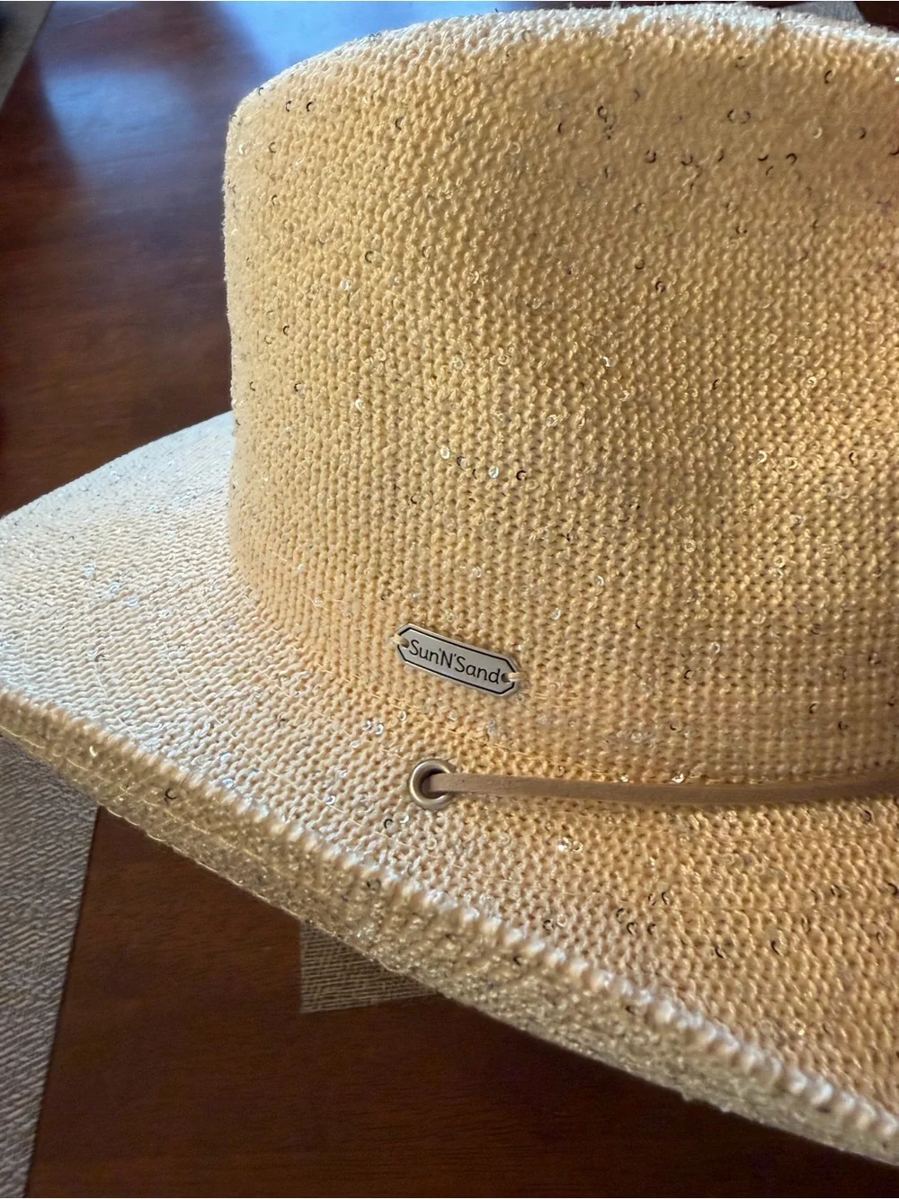 Sun N Sand Sparkle Cowboy Sunhat UPF 50+.